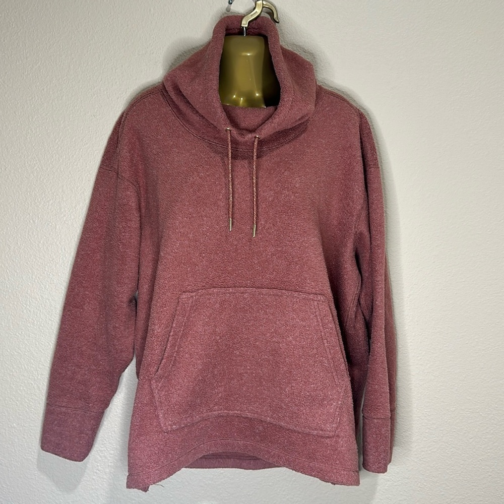 NIKE Women’s Cowl Neck Fleece Pullover Sweatshirt, Size M, EUC